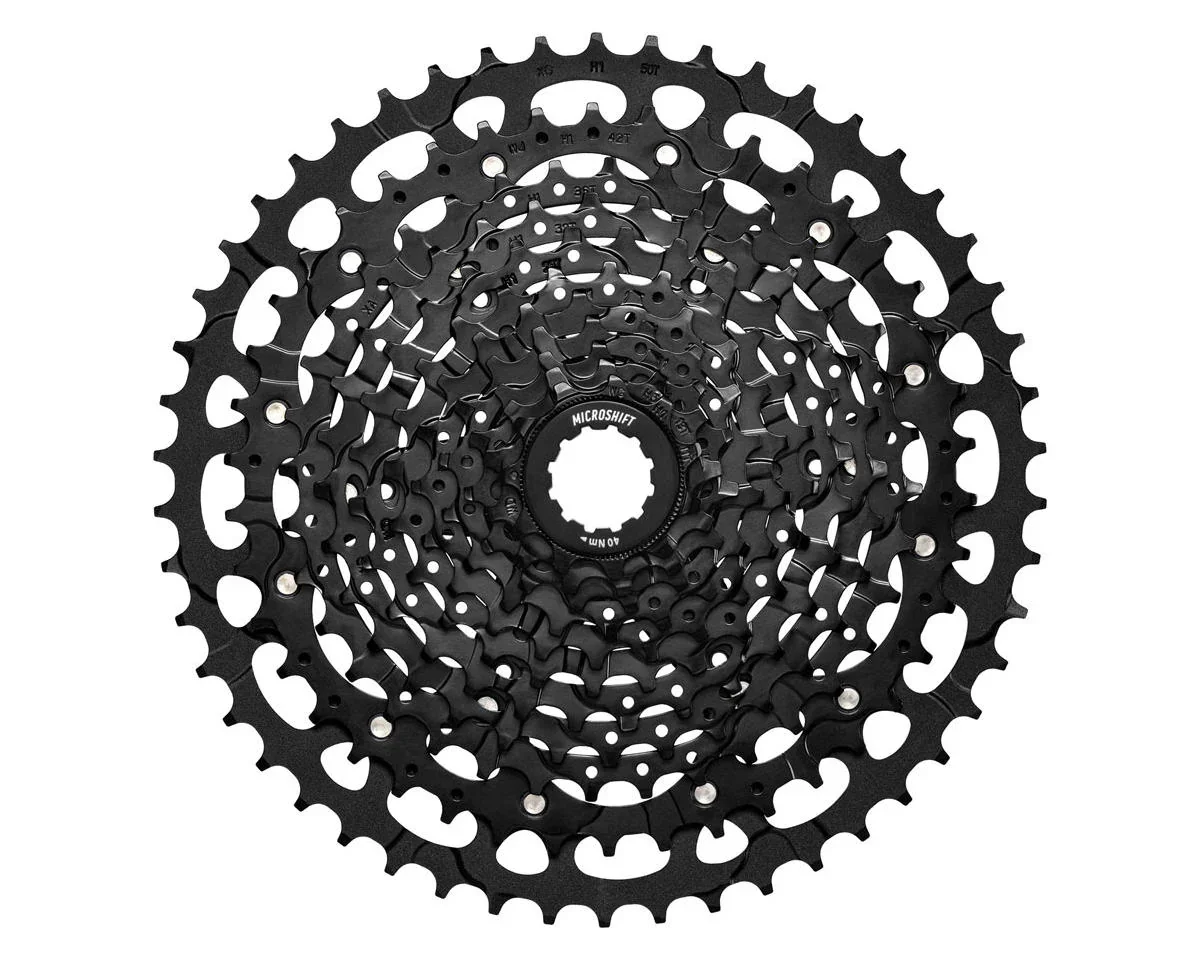 Microshift Advent MX H-Series Cassette (ED Black) (Shimano HG) (11 Speed) (11-50T)